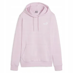 BLUZA damska PUMA Embroidery DRESOWA z KAPTUREM KANGURKA Różowa L - Bluzy damskie - miniaturka - grafika 1