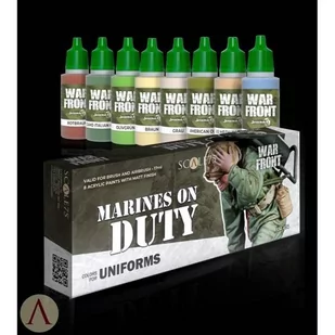 Scale 75 Marines on Duty Paint Set - Akcesoria do gier planszowych - miniaturka - grafika 1