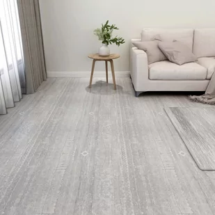Samoprzylepne panele podłogowe, 55 szt., PVC, 5,11 m², szare Lumarko! - Panele podłogowe - miniaturka - grafika 1
