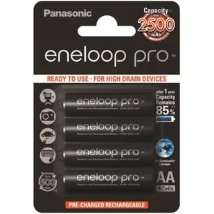 Panasonic ENELOOP PRO AA 2450 mAh 500CYKLI 4SZT 154018 - Baterie i akcesoria - miniaturka - grafika 1