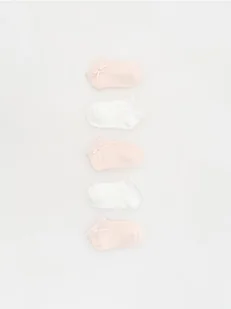 Reserved - Skarpetki z kokardką 5 pack - złamana biel - Buciki dla niemowląt - miniaturka - grafika 1