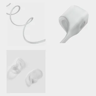 Baseus Let''s go silikonowy fluorescencyjny (świecący w ciemności) uchwyt opaska pasek do słuchawek AirPods 2 / 1 biały (ARAPPOD-B24) - Akcesoria do smartwatchy - miniaturka - grafika 14