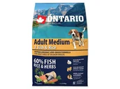 Sucha karma dla psów - ONTARIO dog ADULT MEDIUM fish - 12kg - miniaturka - grafika 1