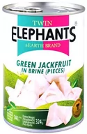 Kuchnie świata - Twin Elephants & Earth Brand Jackfruit (dżakfrut) w słonej zalewie 540g - Twin Elephants & Earth Brand 1145-uniw - miniaturka - grafika 1