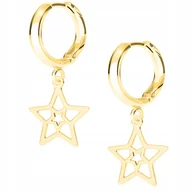 Kolczyki - Kolczyki złote Gwiazda Gwiazdka 925 - miniaturka - grafika 1
