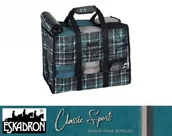 Akcesoria jeździeckie - Eskadron Torba na bandaże CHECK CLASSIC SPORTS - jesień-zima 2019/2020 - caviar/white/tealblue - miniaturka - grafika 1