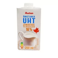 Śmietana - Auchan - Śmietanka UHT 18% - miniaturka - grafika 1