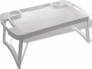 ARTGOS - Stolik śniadaniowy do łóżka - pod laptopa - taca - biały - Tace i patery - miniaturka - grafika 1