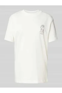 T-shirt z nadrukiem z napisem model RELA COLWOMAN - Selected Femme - Koszulki i topy damskie - miniaturka - grafika 1