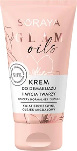 Soraya Soraya Glam Oils Krem do demakijażu i mycia twarzy cera normalna i sucha 125ml - Kremy oczyszczające - miniaturka - grafika 2