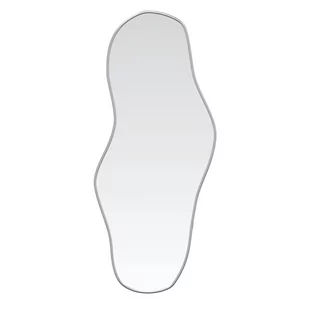 Lumarko Lustro ścienne, srebrne, 70x30 cm - Lustra - miniaturka - grafika 3