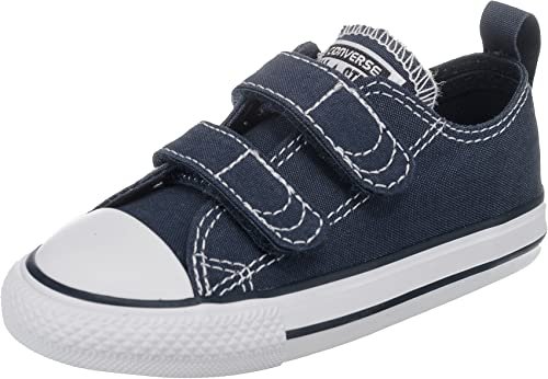 Converse Kapcie uniseks Baby Chuck Taylor Ct 2v Ox Canvas, niebieski - Niebieski Athletic Navy - 19 EU