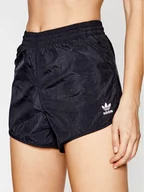 Spodenki damskie - adidas Szorty sportowe GN2885 Czarny Regular Fit - miniaturka - grafika 1