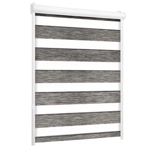 Roleta w kasecie dzień noc Naturale szara 72 x 220 cm lewa - Rolety - miniaturka - grafika 1