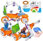 Modele do sklejania - Zestaw Majsterkowicza Klocki konstrukcyjne zabawki kreatywne ŚRUBY - miniaturka - grafika 1