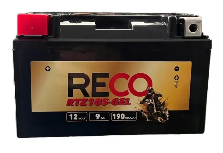 Akumulator motocyklowy YTZ10S GEL 9Ah 190A AGM GOTOWY MTZ10S FTZ10S