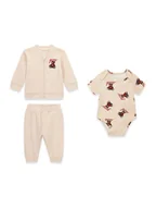 Rampersy - Guess Romper H6RW01 KA6W4 Błękitny - miniaturka - grafika 1
