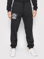 Spodnie sportowe męskie - Reebok Spodnie dresowe Iverson Basketball HB1191 Czarny Relaxed Fit - miniaturka - grafika 1