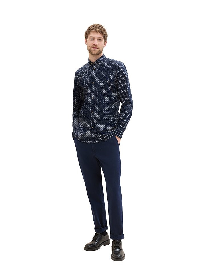 Tom Tailor Koszula - Slim fit - w kolorze granatowym