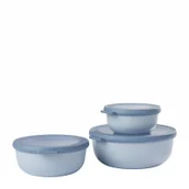 Pojemniki kuchenne - MEPAL Rosti Mepal zestaw startowy cirqula multibowl-CZ. (350 ML, 750 ML, 1250 ML)  , puszki na zapasy Micro mikrofalowa 106230015700 - miniaturka - grafika 1