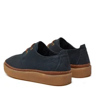 Półbuty męskie - Półbuty Clarks Clarkwood Low 26176867 Navy Nubuck - miniaturka - grafika 1
