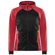 Bluzy sportowe damskie - Bluza damska Craft ADV Hybrid Rozmiar: M / Kolor: czerwony/czarny - miniaturka - grafika 1