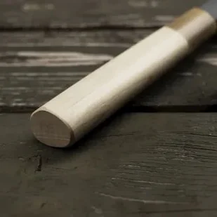 Hideo Kitaoka Aogami#2 Satin Damascus Nóż Yanagiba 27 cm - Noże kuchenne - miniaturka - grafika 5