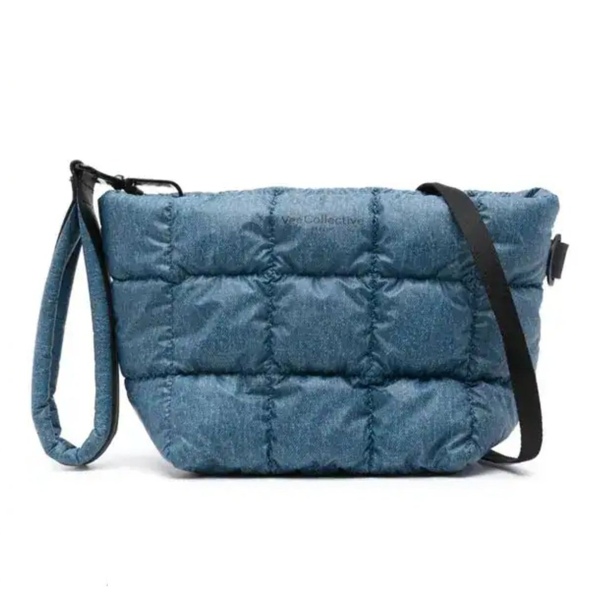 Torebka Vee Collective denim pikowana crossbody