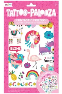 Tatuaże zmywalne Tattoo Palooza - Przyjaciele - Kolorowe Baloniki - Zabawy w naśladowanie dorosłych - miniaturka - grafika 1