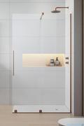 Kabiny prysznicowe - Radaway Furo Brushed Copper kabina Walk-in 150x200cm prawa szczotkowana miedź 10106788-93-01R/10110744-01-01 - miniaturka - grafika 1