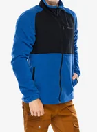Bluzy sportowe męskie - Bluza bez kaptura Columbia Sage Peak Full Zip Fleece - mountain blue/black - miniaturka - grafika 1