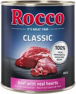 Mokra karma dla psów - Rocco 19 + 5 gratis! Classic 24 x 800 g Wołowina z seracmi cielęcymi - miniaturka - grafika 1