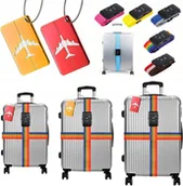 Akcesoria podróżnicze - PAS ZABEZPIECZAJĄCY TSA SPINAJĄCY PODWÓJNY DO WALIZKI TORBY BAGAŻU PODRÓŻNY - miniaturka - grafika 1