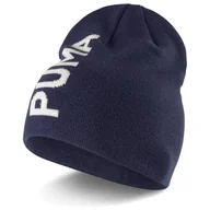 Czapki damskie - Czapka zimowa unisex Puma ESSENTIALS CLASSIC CUFFLESS granatowa 02343302-Dorośli - miniaturka - grafika 1