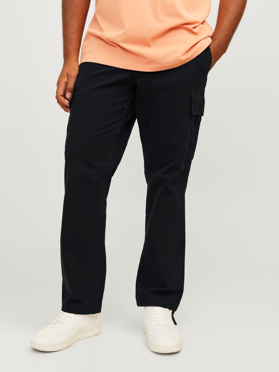 JACK&JONES PLUS SIZE CZARNE SPODNIE MĘSKIE BOJÓWKI DŁUGIE 42/32 17AA