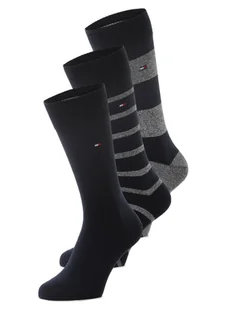 Tommy Hilfiger Skarpety pakowane po 5 szt. Mężczyźni Bawełna niebieski jednolity, 39-42 - Skarpetki męskie - miniaturka - grafika 1
