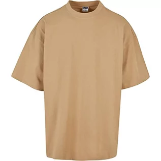 Koszulki męskie - Urban Classics Męski t-shirt z motywem Huge Tee, beżowy (Unionbei), 4XL - grafika 1