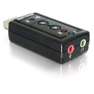 Delock KARTA MUZYCZNA USB 7.1 61645 - Adaptery i przejściówki - miniaturka - grafika 1