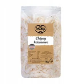 Owoce świeże i suszone - Chipsy Kokosowe, Naturalne Mona 500G - miniaturka - grafika 1