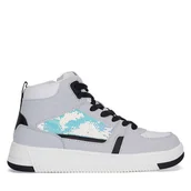 Buty dla dziewczynek - Sneakersy DeeZee 3313401A Szary - miniaturka - grafika 1