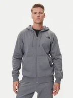 Bluzy męskie - The North Face Bluza Simple Dome NF0A89FD Szary Regular Fit - miniaturka - grafika 1