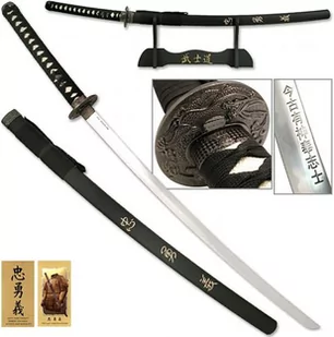 Profesjonalny Długi Miecz Samurajski / Katana BATLLE KANJI (Last Samurai) + Drewniana Pochwa. - Miecze i maczety - miniaturka - grafika 1