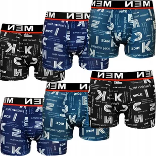 BOKSERKI MĘSKIE MAJTKI BAMBUSOWE ŚMIESZNE KOLOROWE 6 SZTUK PREZENT - Piżamy damskie - miniaturka - grafika 1