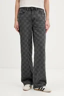 Spodnie damskie - Vans jeansy damskie high waist VN000Q60EMV1 - miniaturka - grafika 1