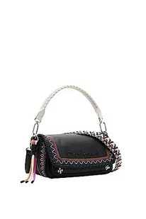Desigual Women's BOLS_RIGOBERTA TROMSO, Black, czarny - Torebki damskie - miniaturka - grafika 1