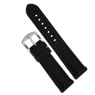 Pasek do zegarka Vostok Europe Pasek Expedition - Silikon (A729) czarny ze stalową klamrą  | OFICJALNY SKLEP | RATY 0% • Zapłać później PayPo • GRATIS WYSYŁKA ZWROT DO 365DNI - Akcesoria do zegarków - miniaturka - grafika 1