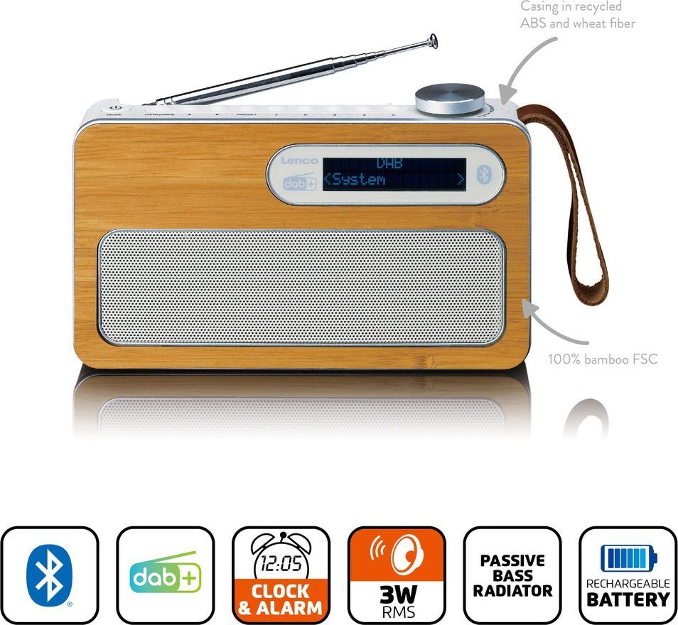 Lenco PDR-040EF bamboo