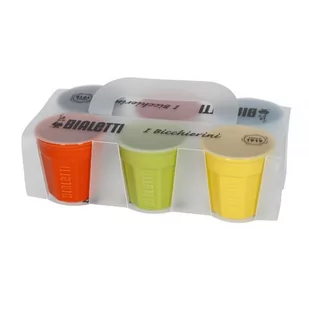 Bialetti Zestaw filiżanek do espresso Bicchierini 6 sztuk Kolorowy 8425-uniw - Filiżanki - miniaturka - grafika 2