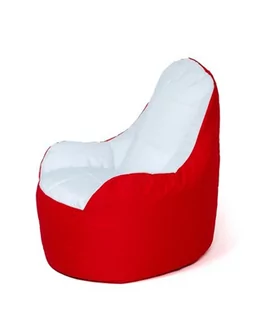 Pufa worek sako BOSS czerwony-biały XXL 140x90 - Pufy i podnóżki - miniaturka - grafika 3