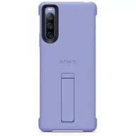 Etui i futerały do telefonów - Etui Sony Xperia 10 IV 5G Stand Cover (XQZCBCCV.ROW) Purpurowy - miniaturka - grafika 1